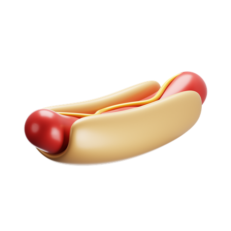 Hot Dog  3D Icon