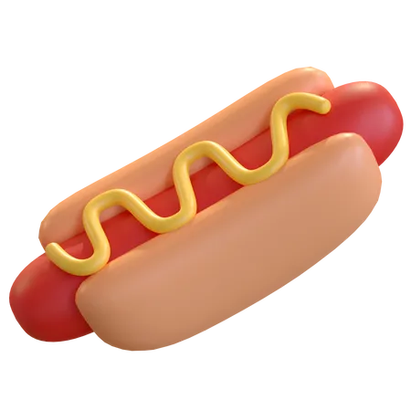 Hot-dog  3D Illustration