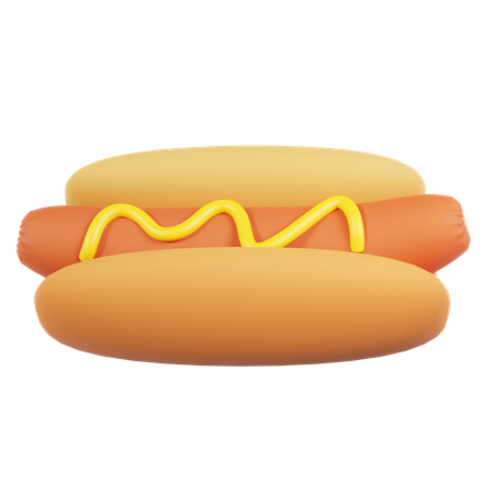 Hot-dog  3D Icon