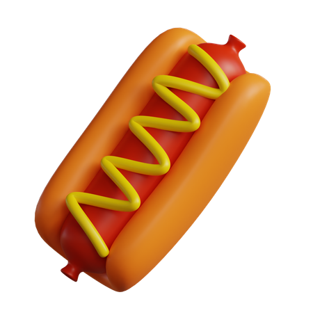 Hot-dog  3D Icon