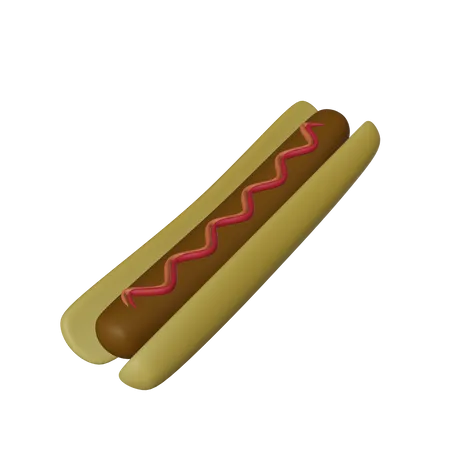 Hot-dog  3D Icon