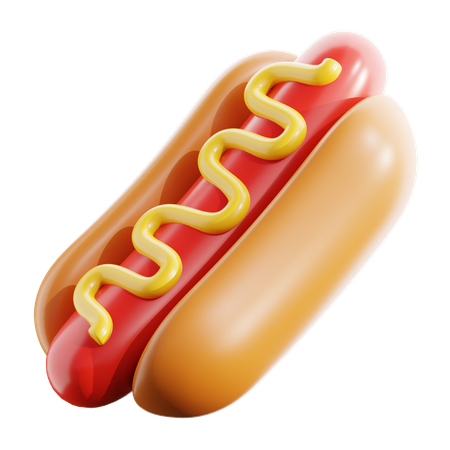 Hot-dog  3D Icon