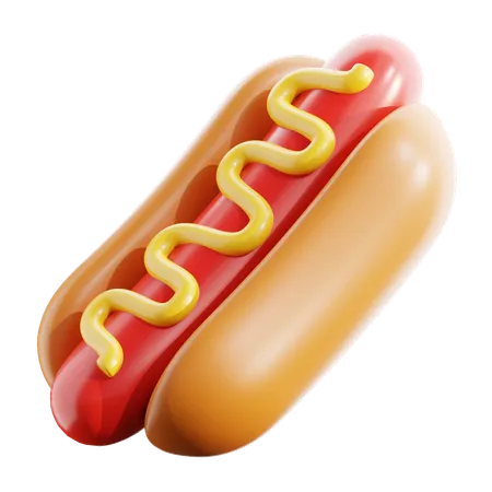 Hot-dog  3D Icon