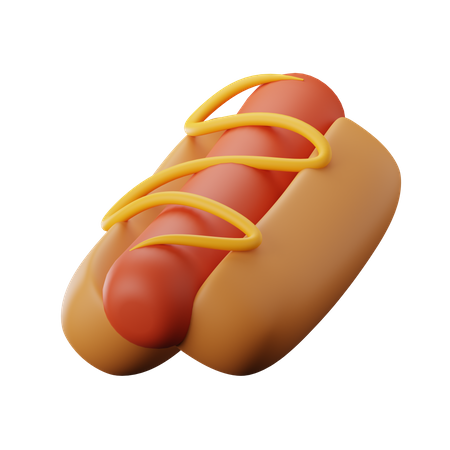 Hot-dog  3D Icon