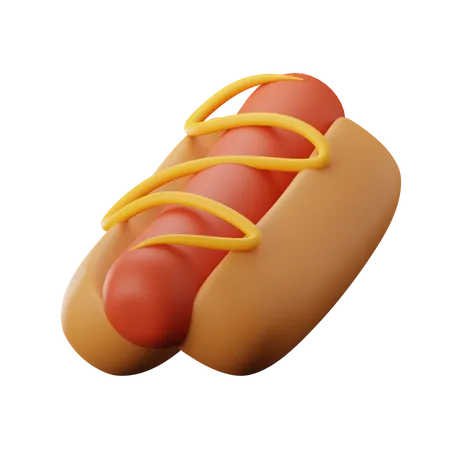 Hot-dog  3D Icon