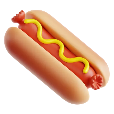 Hot-dog  3D Icon