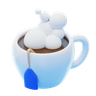 3d hot-drink logo