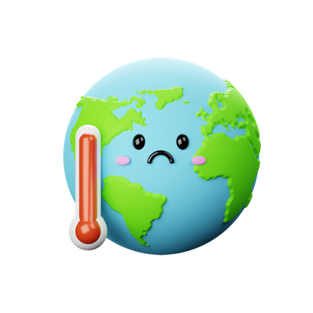 Hot Earth  3D Icon