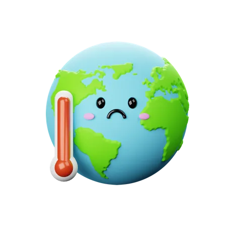 Hot Earth  3D Icon