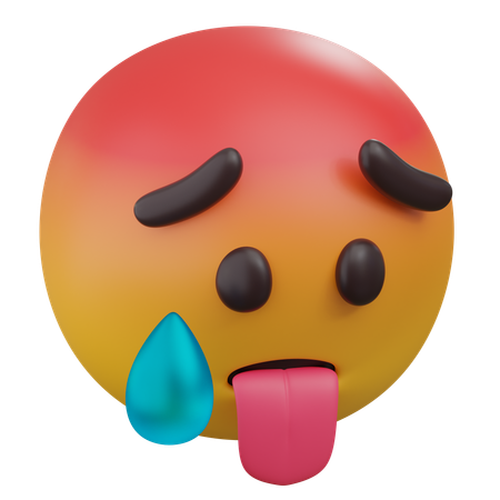 Hot Emoji  3D Icon