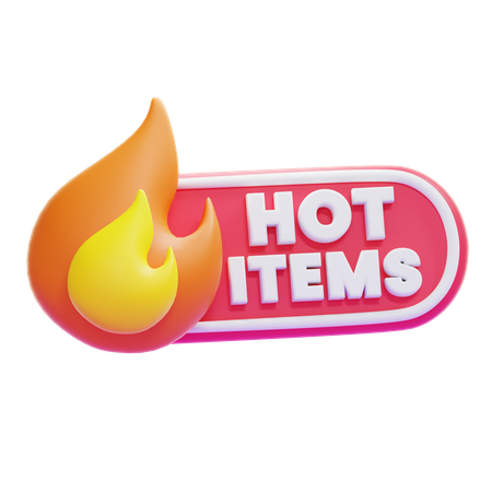 HOT ITEM  3D Icon