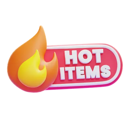 HOT ITEM  3D Icon