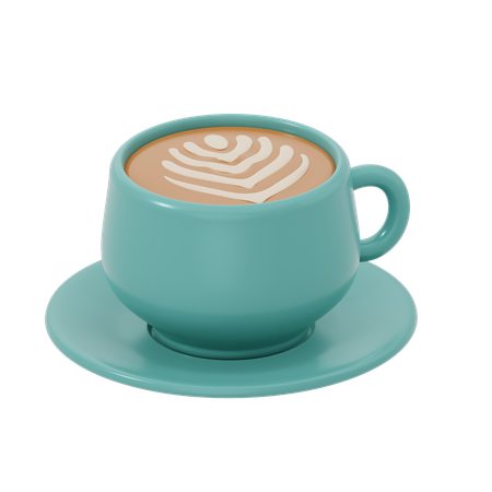 Hot Latte  3D Icon