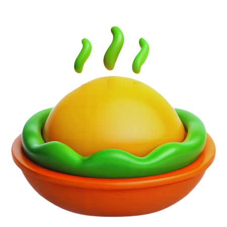 따뜻한 식사  3D Icon