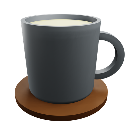 Hot Milk Cup  3D Icon