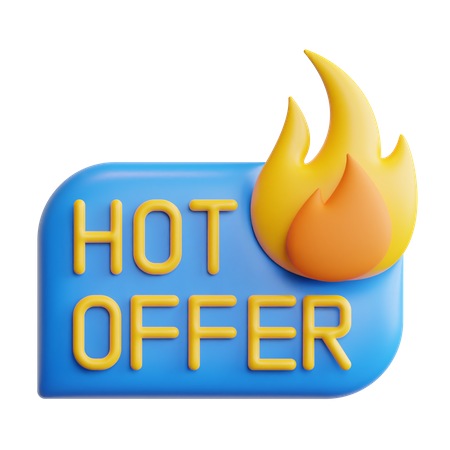 Hot Offer  3D Icon