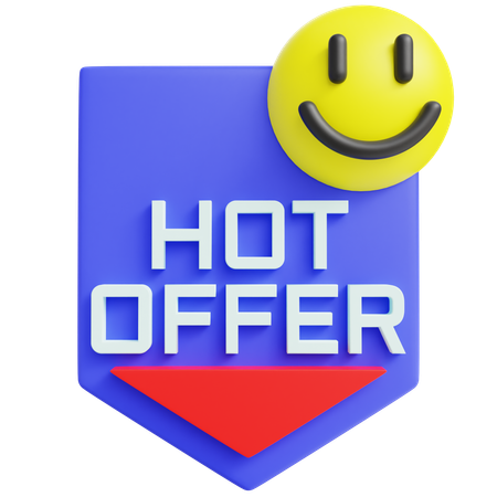 Hot Offer  3D Icon