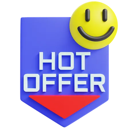 Hot Offer  3D Icon