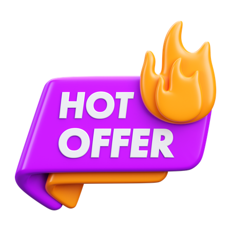 Hot Offer  3D Icon