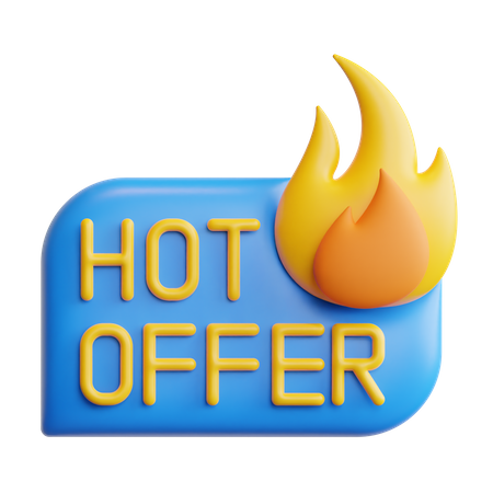 Hot Offer  3D Icon