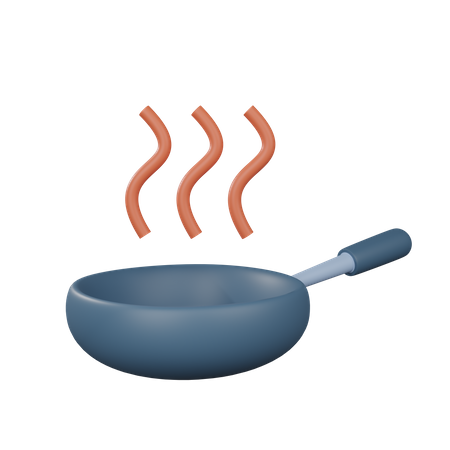 Hot Pan  3D Icon