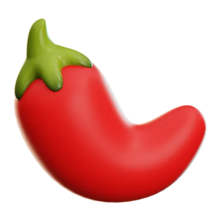 Hot Pepper  3D Icon