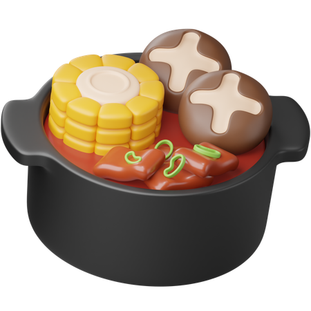 Hot Pot  3D Icon