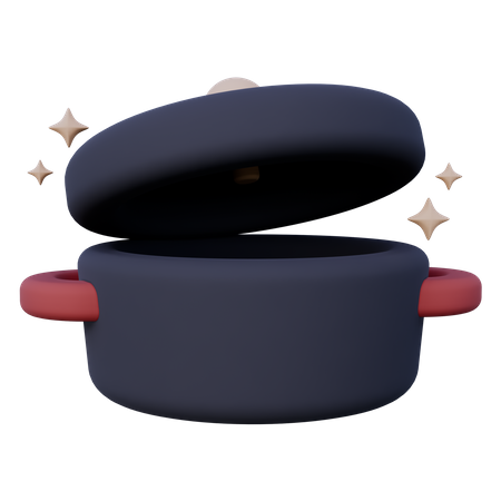 Hot Pot  3D Icon