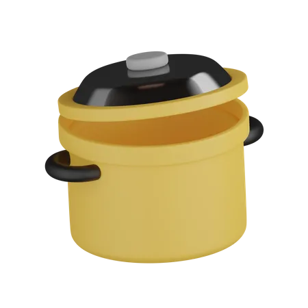Hot Pot  3D Icon