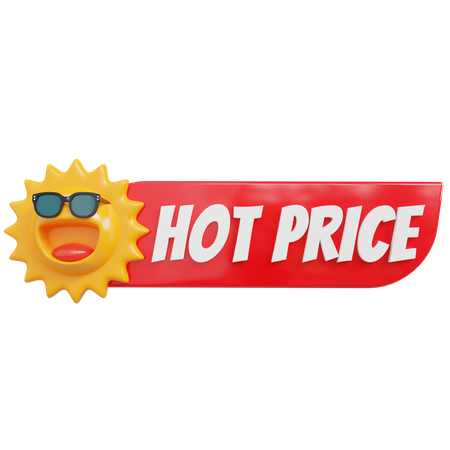 Hot price 2  3D Icon