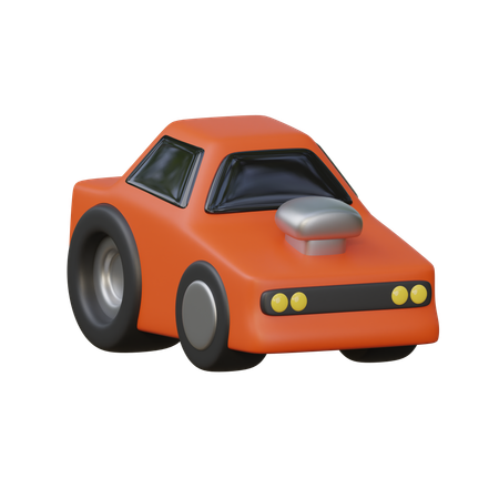 Hot Rod  3D Icon