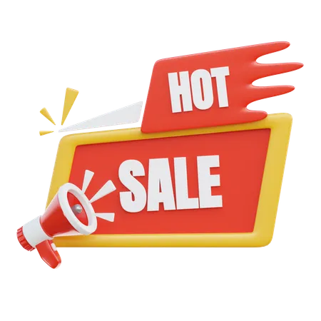 Hot Sale 3 D Marketing Text 3D Icon