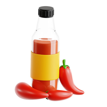 Hot Sauce  3D Icon