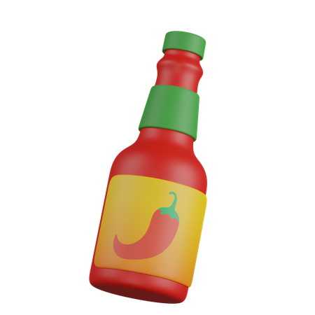 Hot sauce  3D Icon