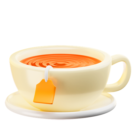 Hot tea  3D Icon