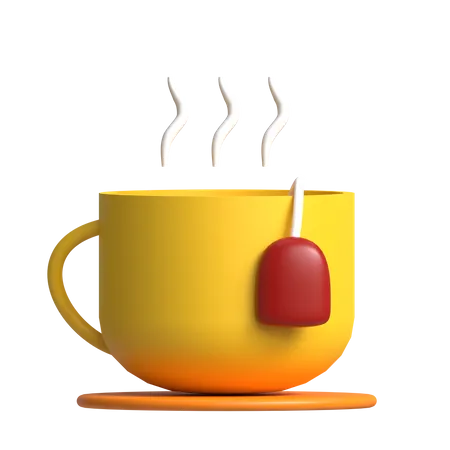 Hot Tea  3D Icon