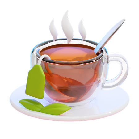 HOT TEA  3D Icon