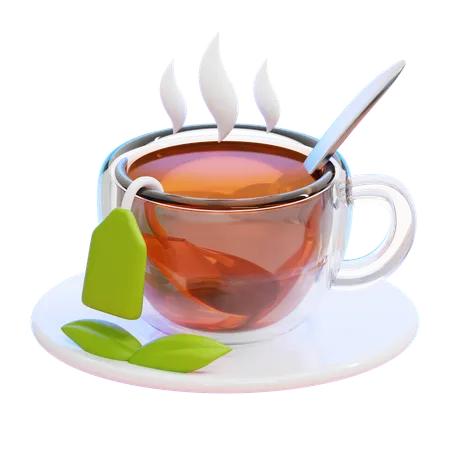 HOT TEA  3D Icon