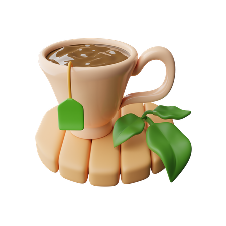 Hot tea  3D Icon