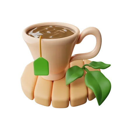 Hot tea  3D Icon