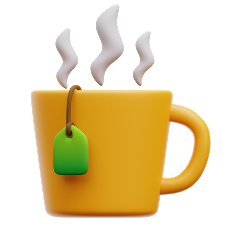 Hot Tea  3D Icon