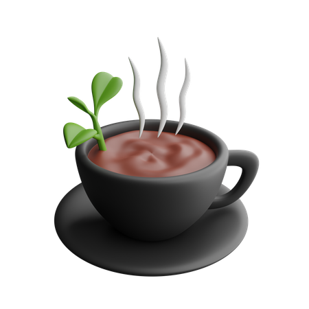 Hot tea  3D Icon