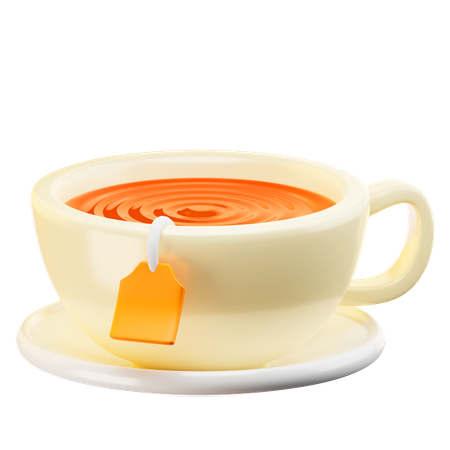 Hot tea  3D Icon