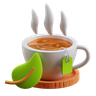 hot tea 3d logo