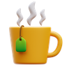 3d hot tea emoji