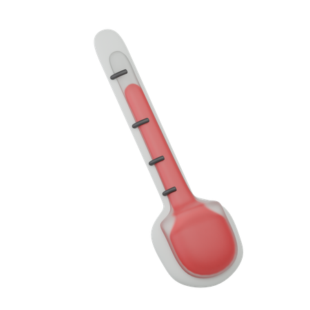 Hot Temperature  3D Icon