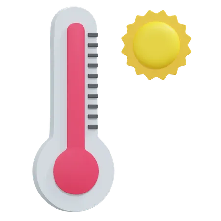 Hot Temperature Spring Icon Illustration 3D Icon
