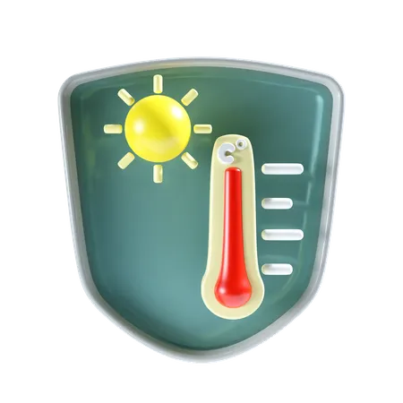 Hot Temperature  3D Icon