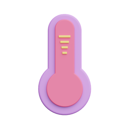 Hot Temperature  3D Icon