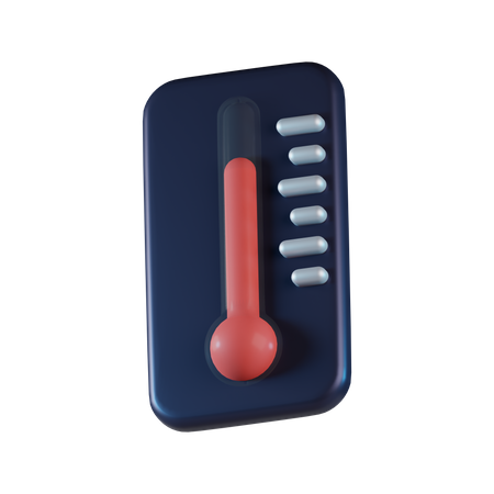 Hot Temperature  3D Icon